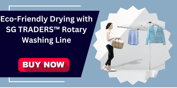 Eco-Friendly Drying with SG TRADERS™ Rotary Washing Line